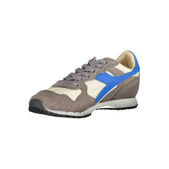 Diadora Gray Fabric Sneaker - EU36.5/US6.5 - Athletic Shoes
