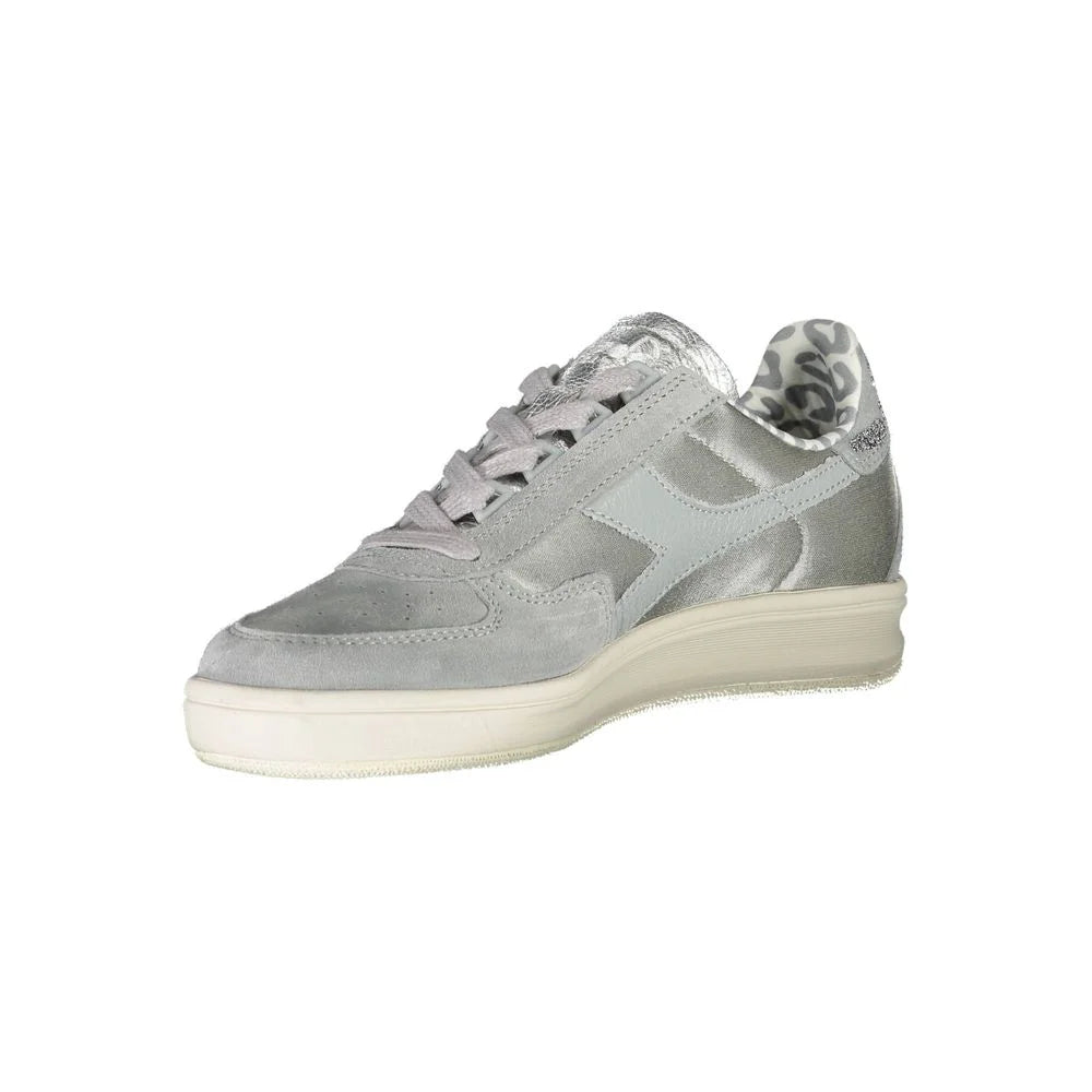 Diadora Gray Leather Women Sneaker - EU35.5/US5.5 - Sneakers