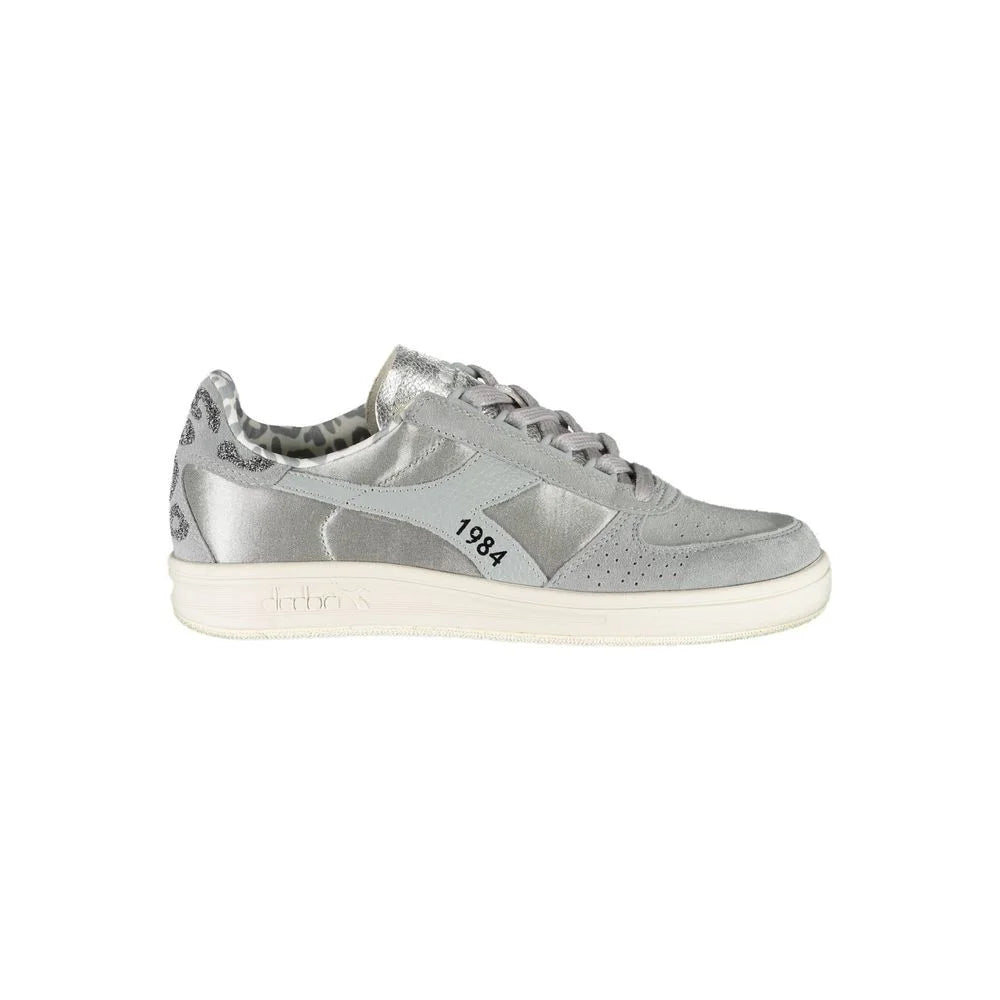 Diadora Gray Leather Women Sneaker - EU35.5/US5.5 - Sneakers