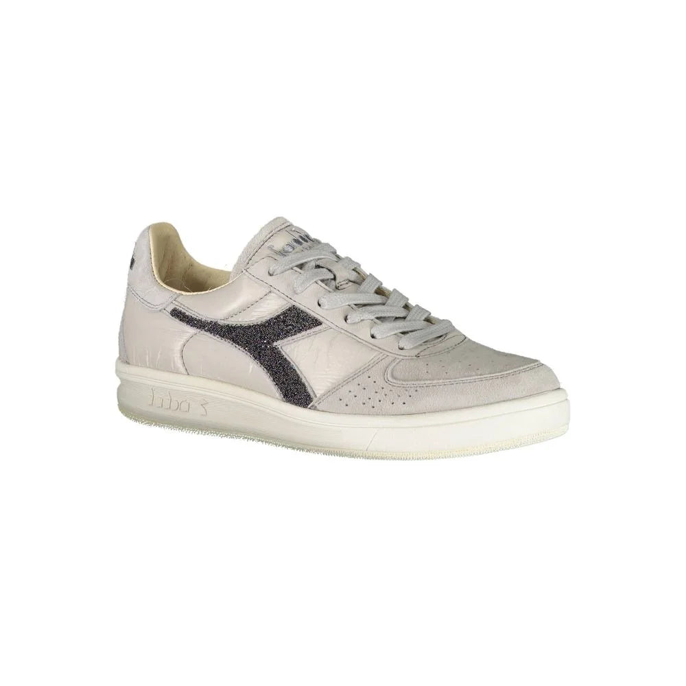 Diadora Gray Leather Women Sneaker - EU36.5/US6.5 - Sneakers