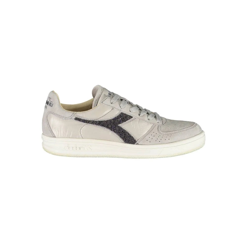 Diadora Gray Leather Women Sneaker - EU36.5/US6.5 - Sneakers
