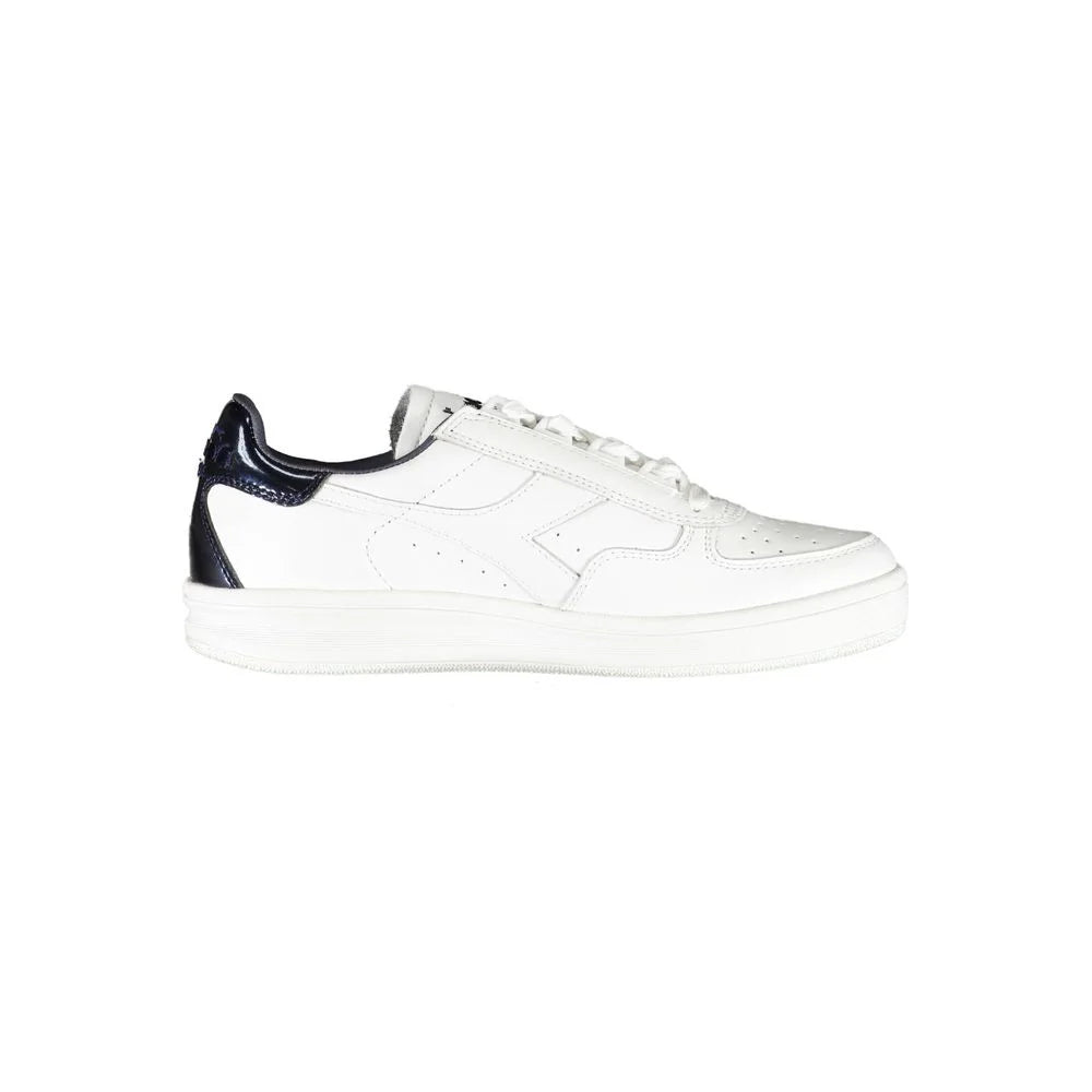 Diadora White Fabric Sneaker - EU36.5/US6.5 - Athletic Shoes