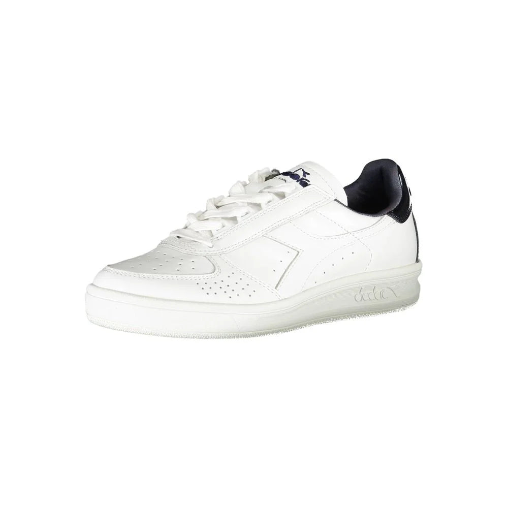 Diadora White Fabric Sneaker - EU36.5/US6.5 - Athletic Shoes