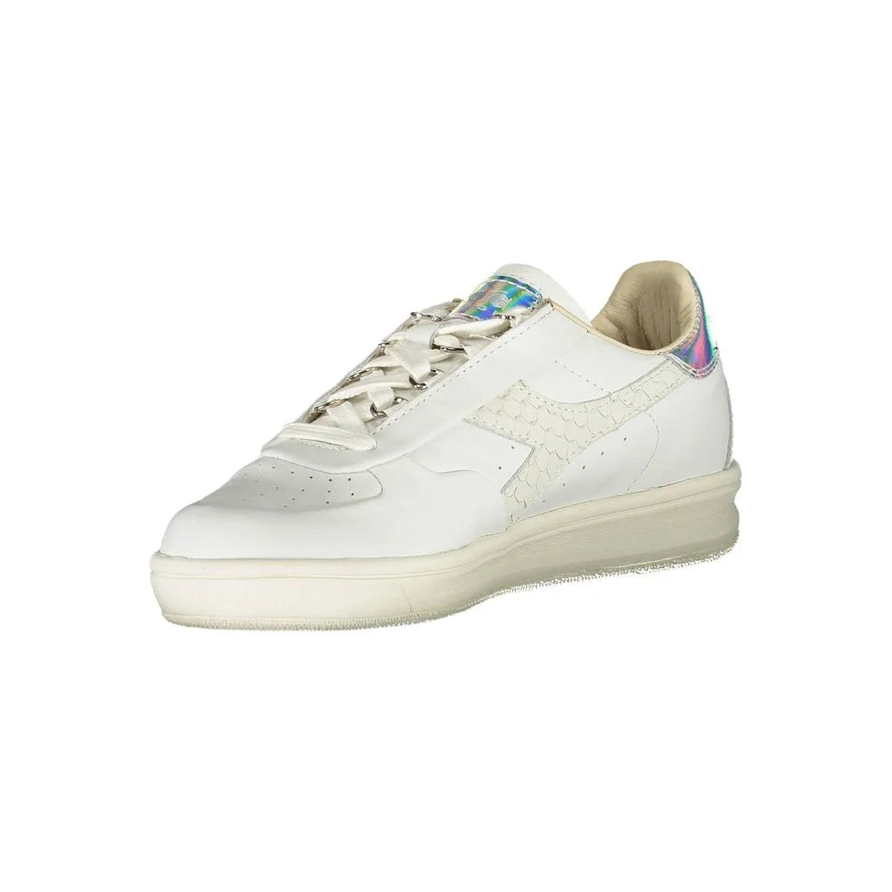 Diadora White Fabric Sneaker - Sneakers