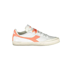 Diadora White Leather Women Sneaker - Sneakers