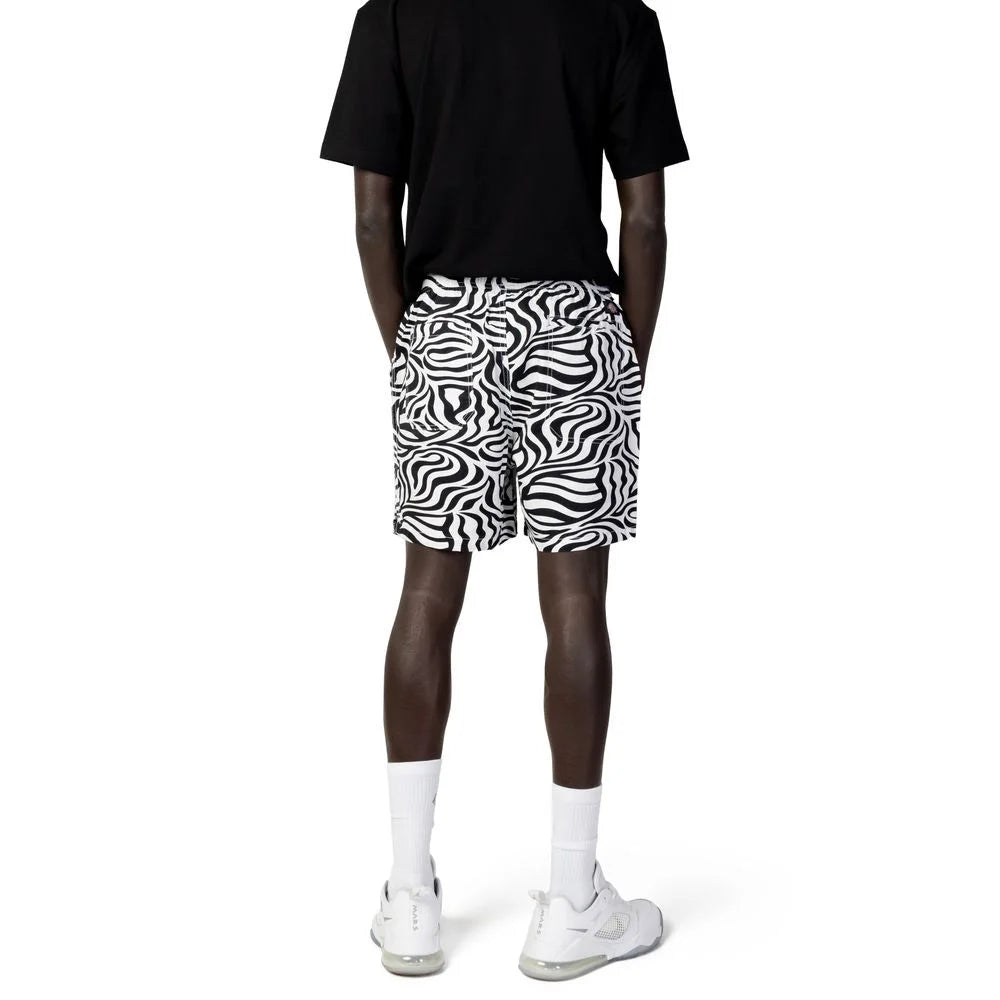 Dickies Black And White Recycled Polyester Bermuda Shorts - IT42 | XS