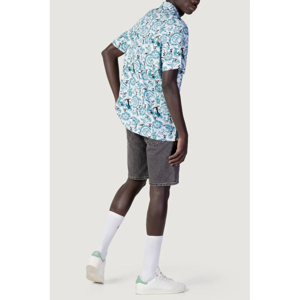 Dickies Blue Cotton Shortsleeve Shirt - IT44 | S