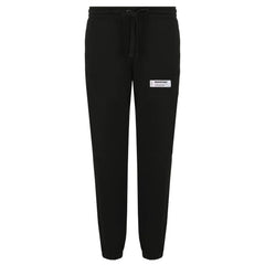 Diego Venturino Black Cotton Men Sweatpant - S