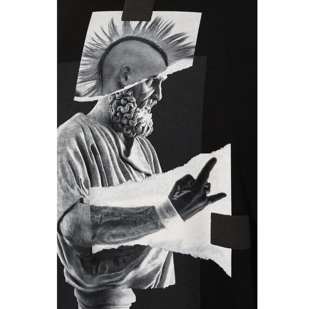 Diego Venturino Black Cotton T-Shirt - T-Shirts