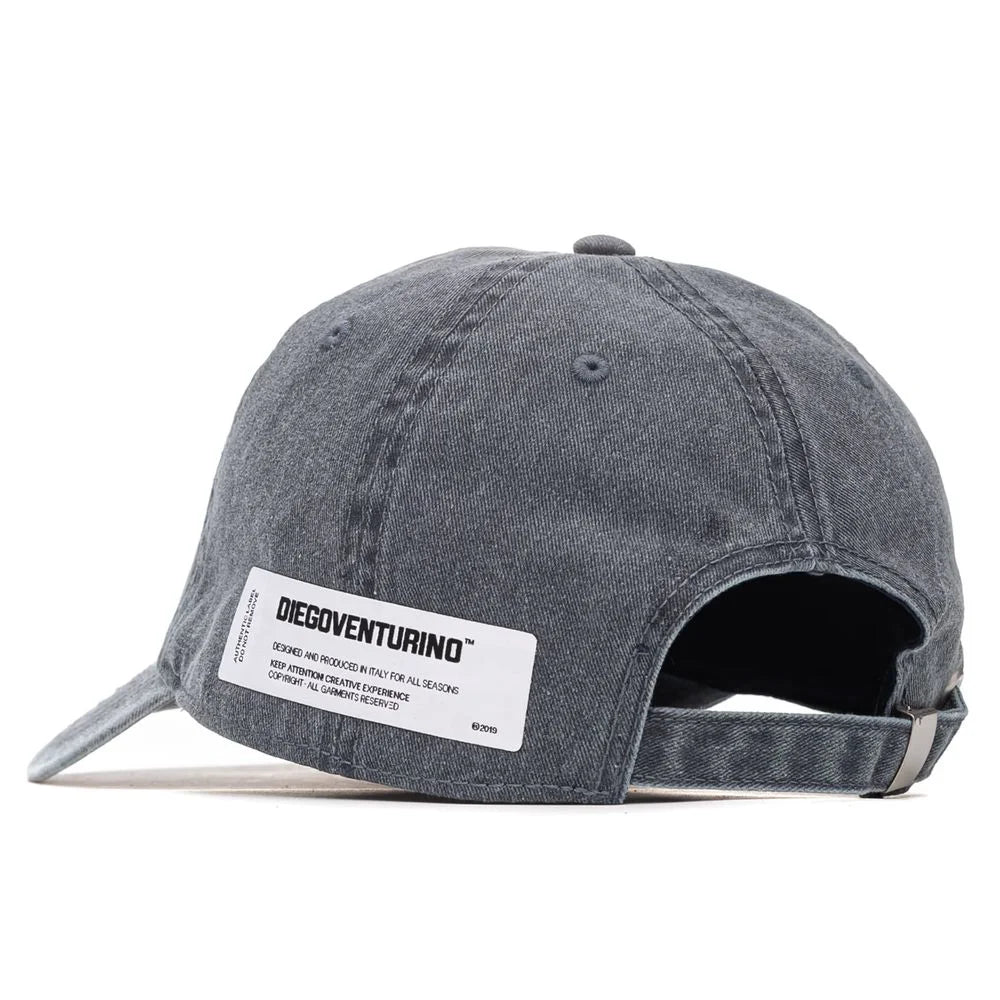 Diego Venturino Blue Cotton Men Visor Cap - UNI