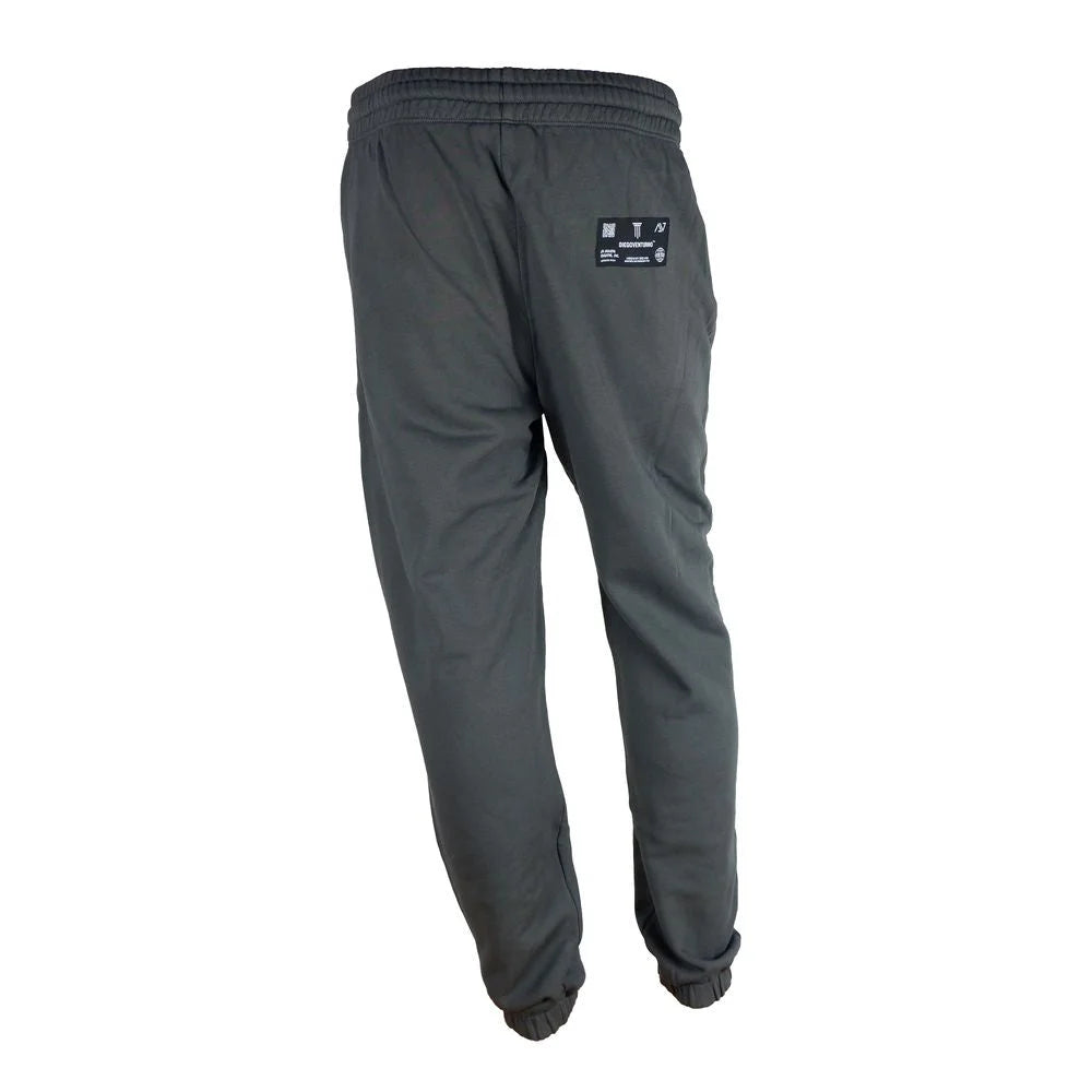 Diego Venturino Gray Cotton Men’s Track Pant - Joggers