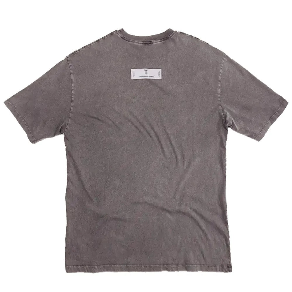 Diego Venturino Gray Cotton T-Shirt - T-Shirts