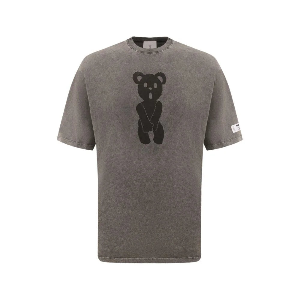 Diego Venturino Gray Cotton T-Shirt - T-Shirts
