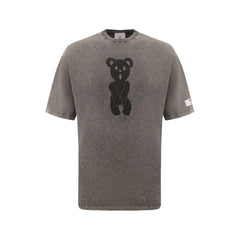 Diego Venturino Gray Cotton T-Shirt - T-Shirts
