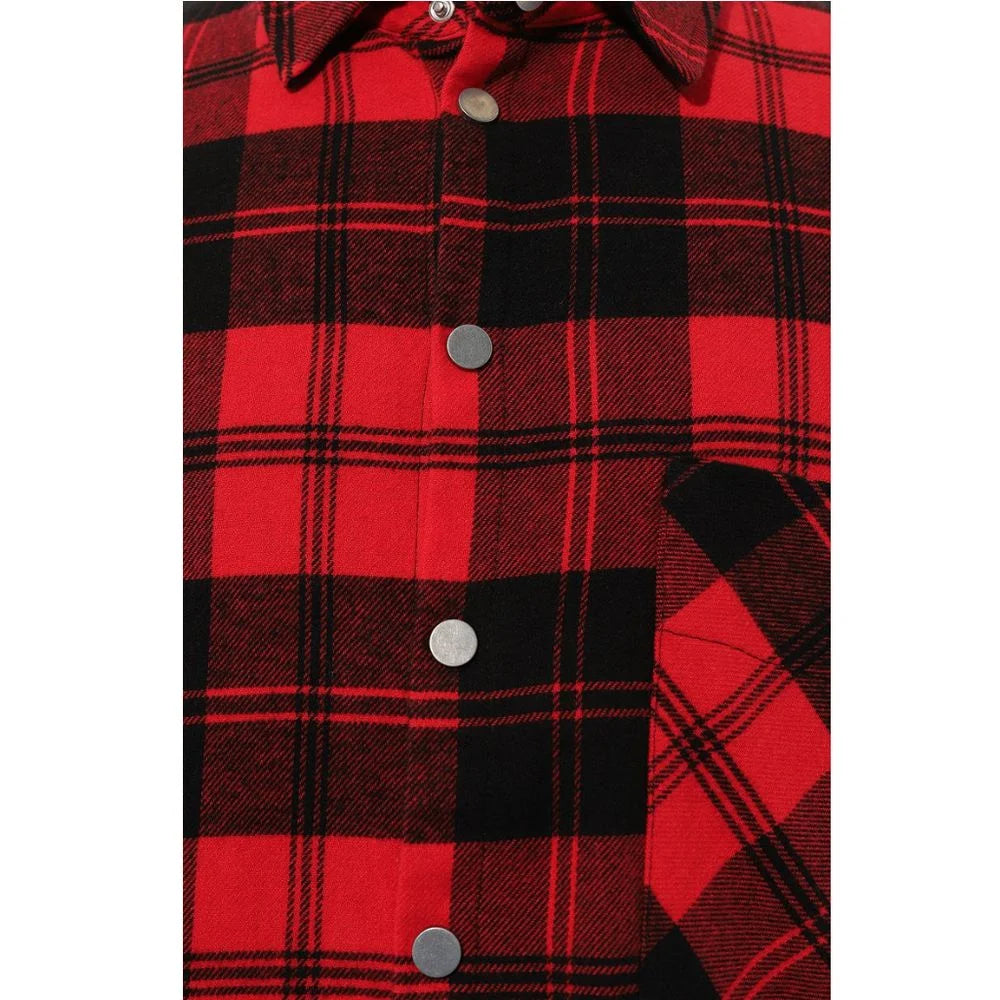 Diego Venturino Red Cotton Men Jacket - Coats & Jackets