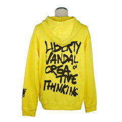 Diego Venturino Yellow Cotton Men Sweater - XS - Hoodies