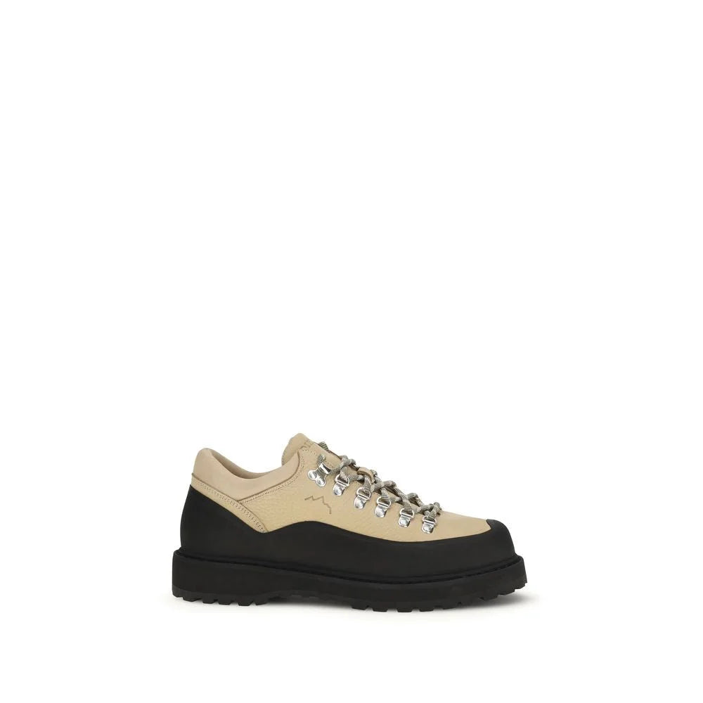 Diemme Beige Calf Leather Bos Taurus Lace-Up Boots - EU43/US10