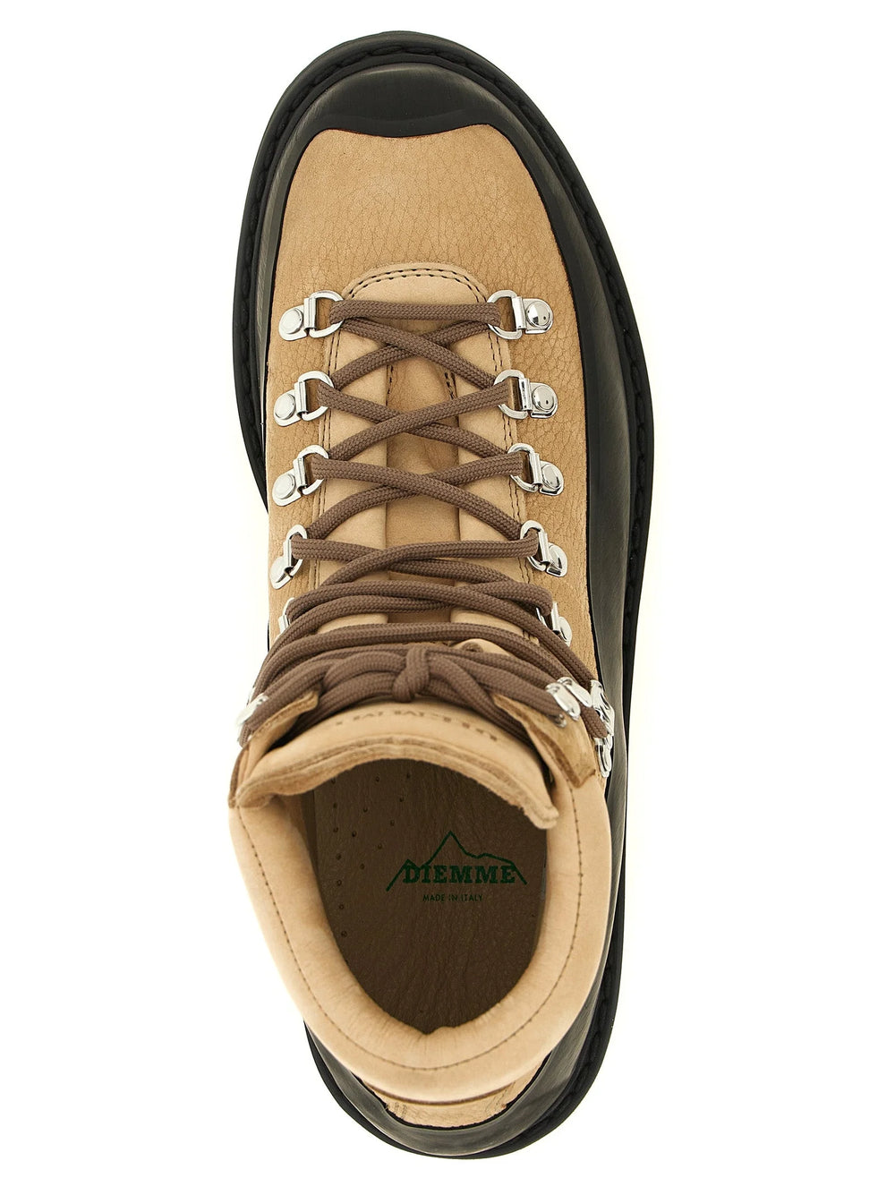 Diemme Beige Cowhide Ankle Boots