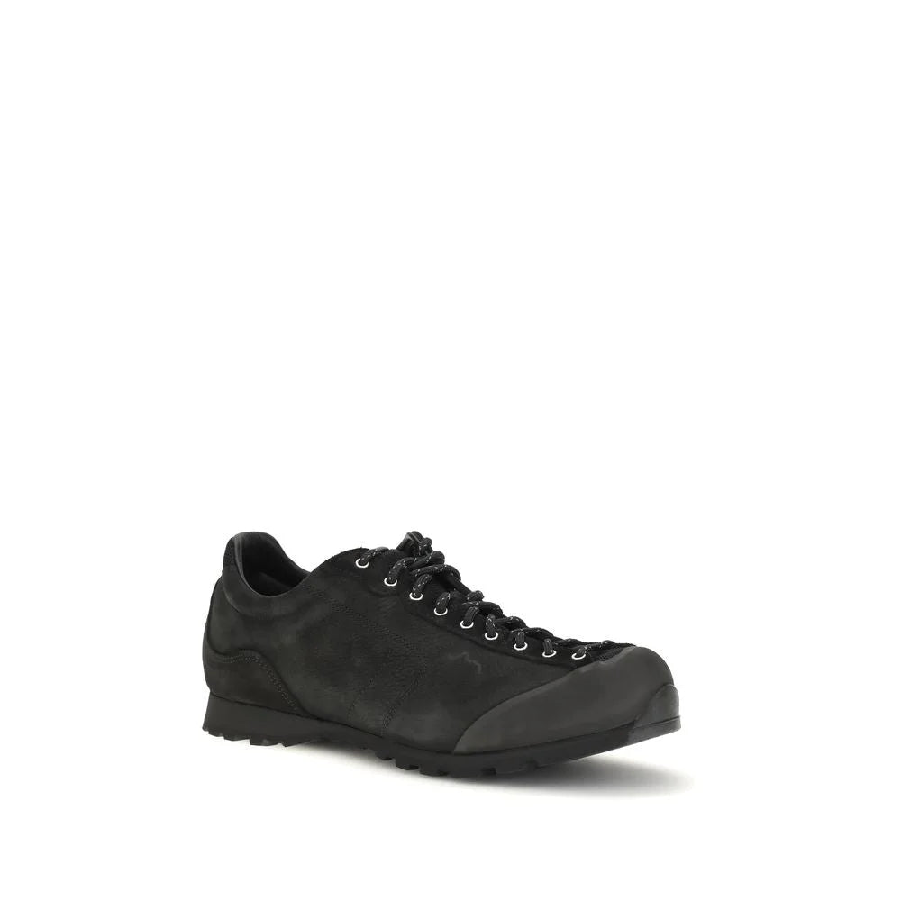 Diemme Black Calf Leather Bos Taurus Athletic Sneakers