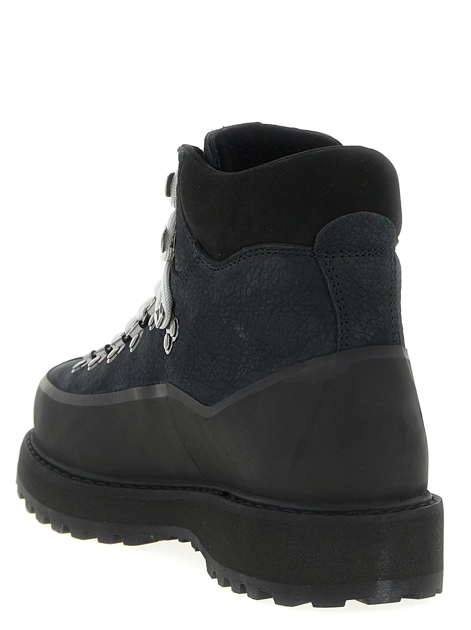 Diemme Black Cowhide Ankle Boots