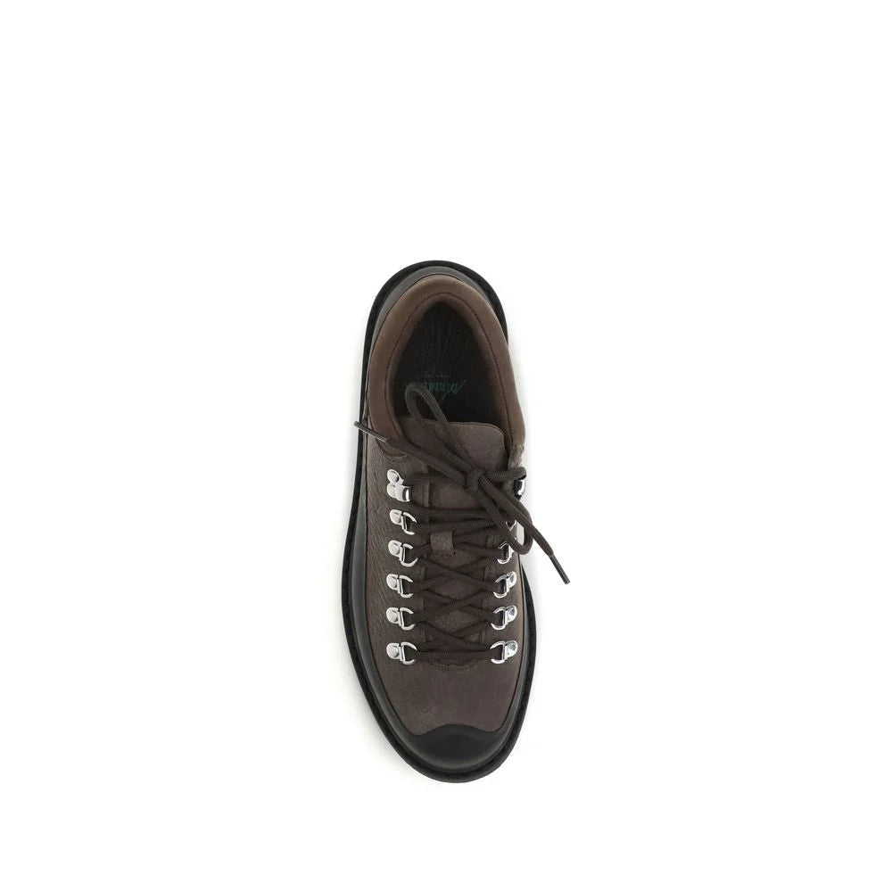 Diemme Brown Calf Leather Bos Taurus Sneakers