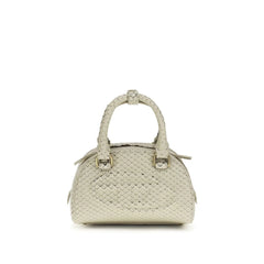 Diesel Beige Calf Leather Bos Taurus Handbag