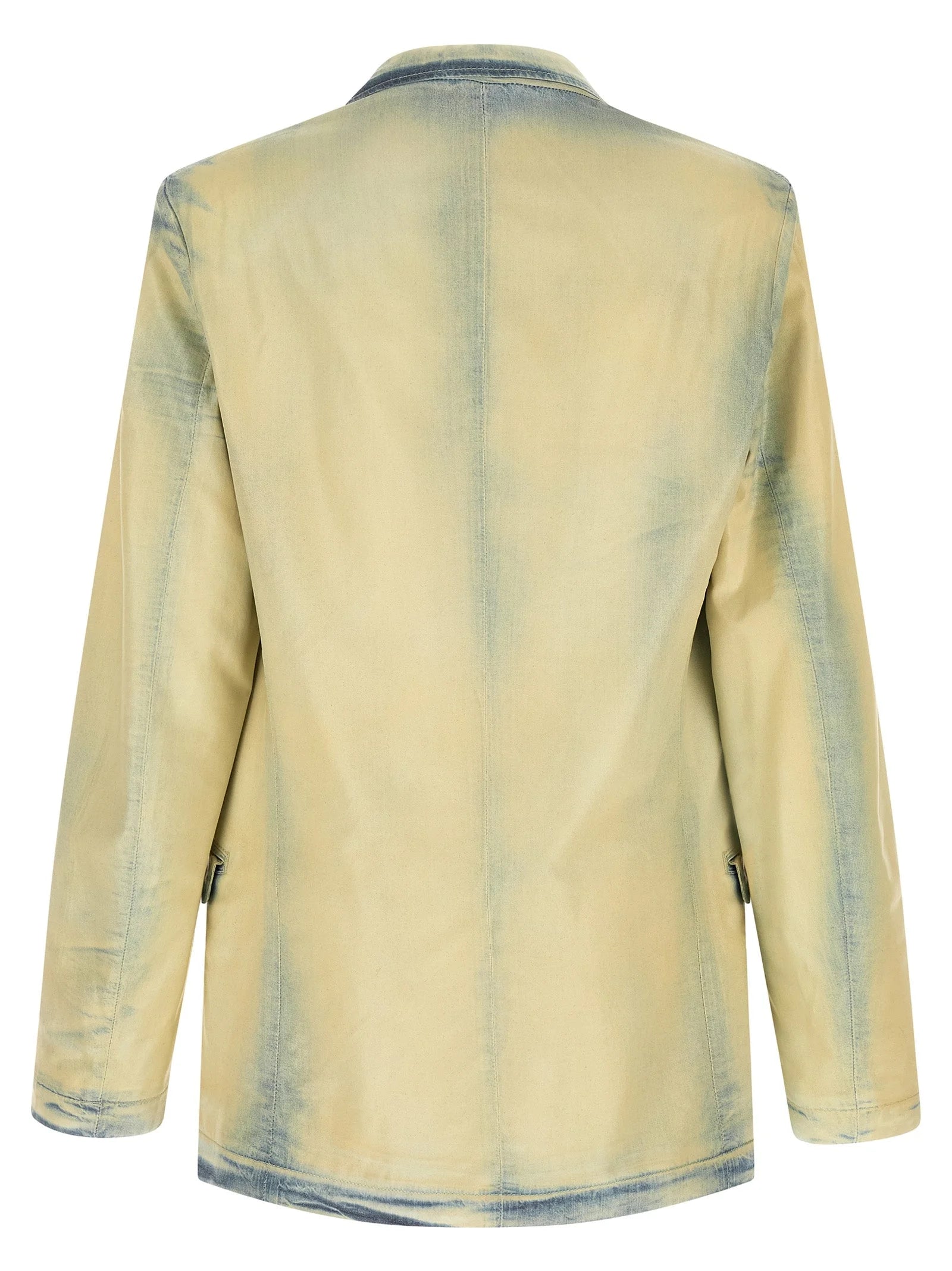 Diesel Beige Lyocell Blazer - S
