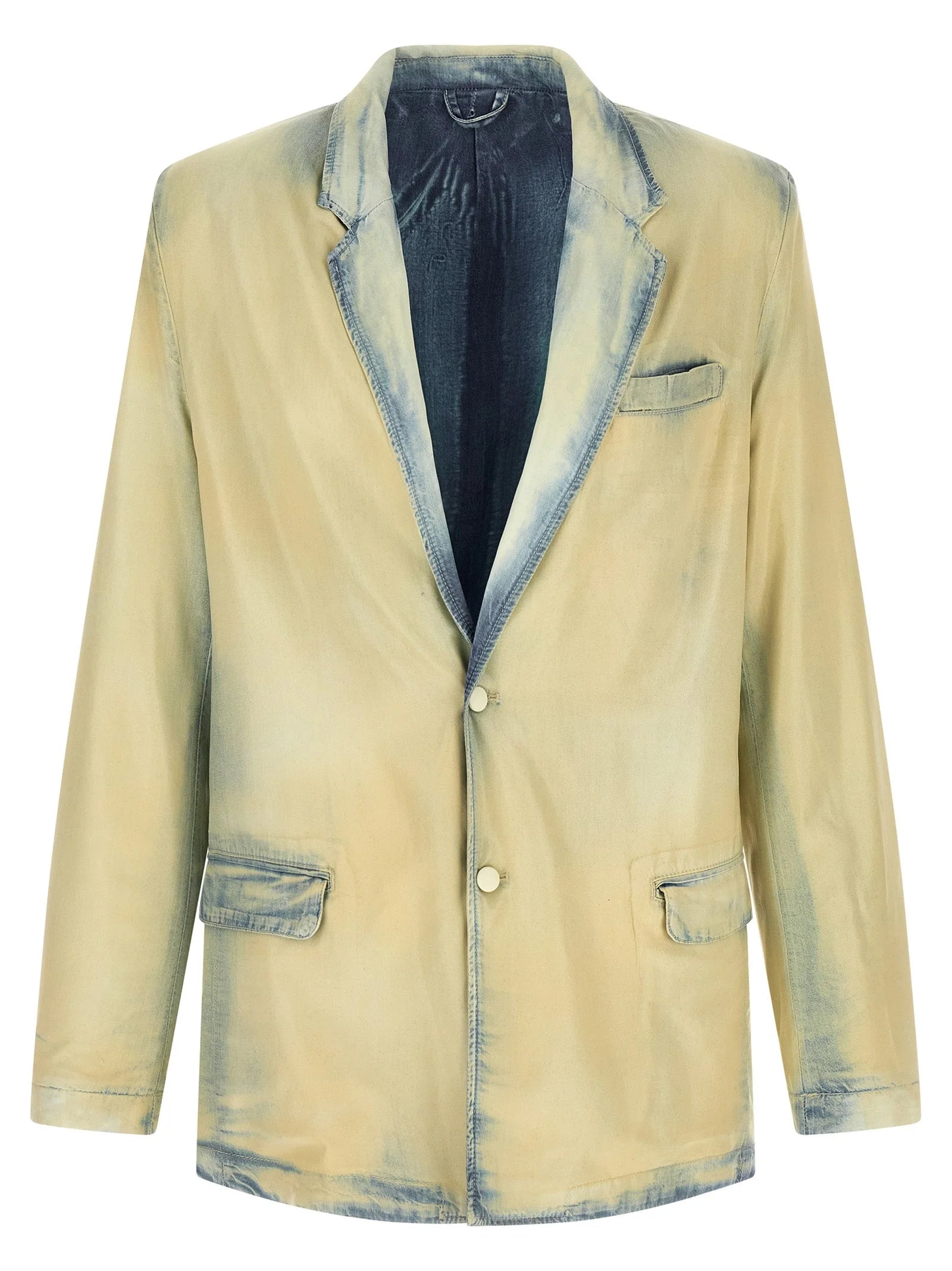 Diesel Beige Lyocell Blazer - S