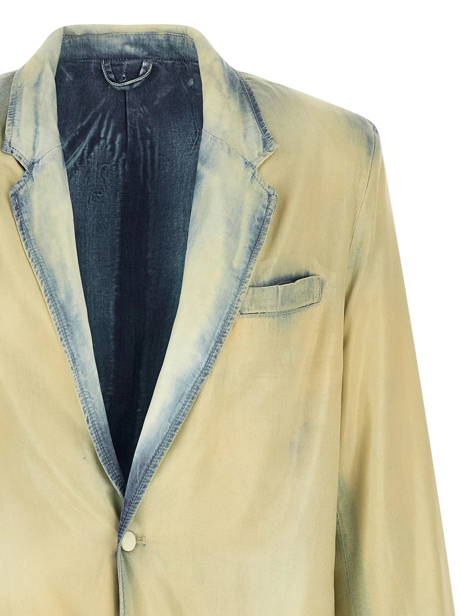 Diesel Beige Lyocell Blazer - S