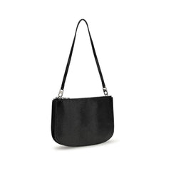 Diesel Black Calf Leather Bos Taurus Shoulder Bag