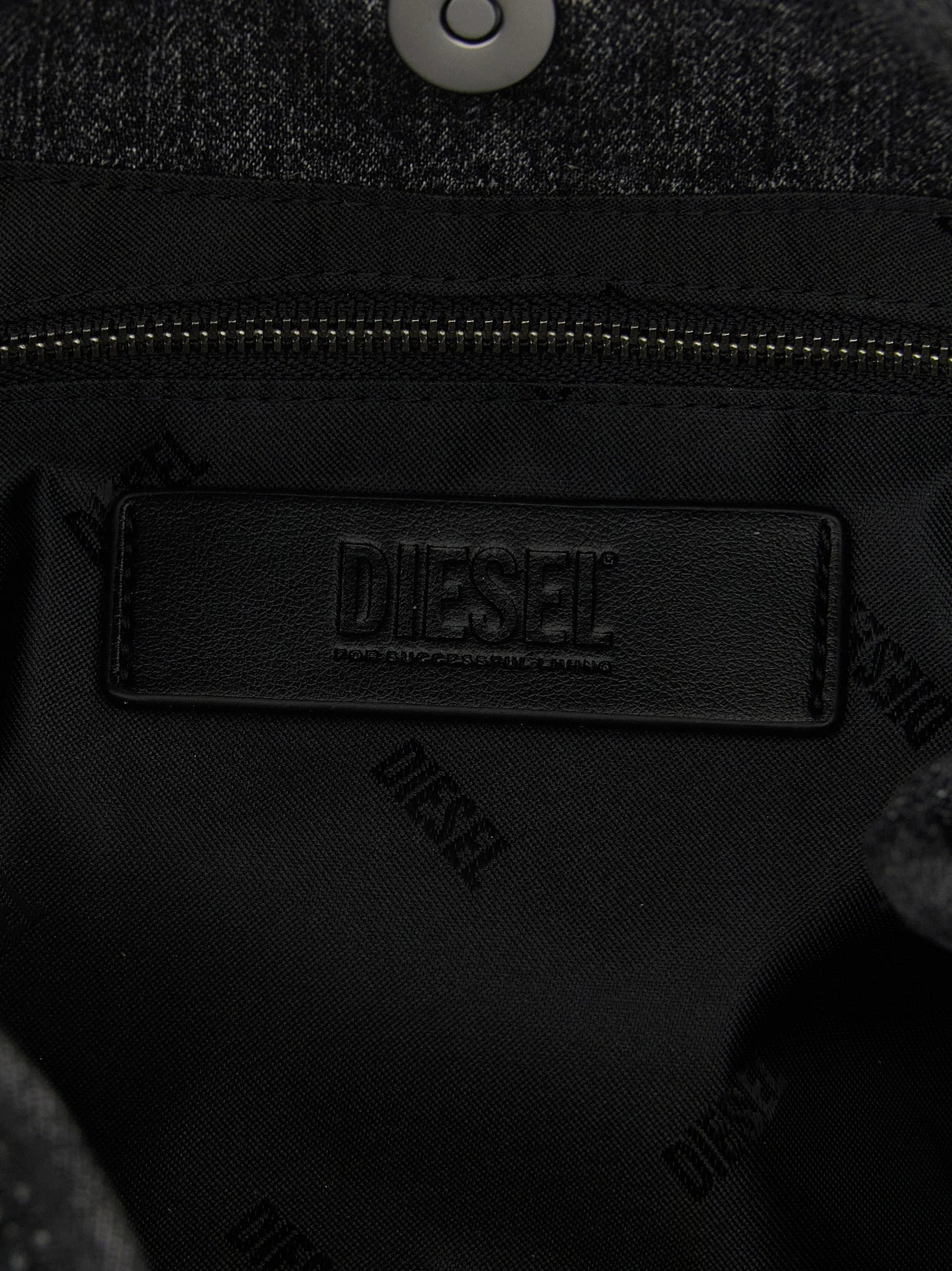 Diesel Black Cotton Handbag