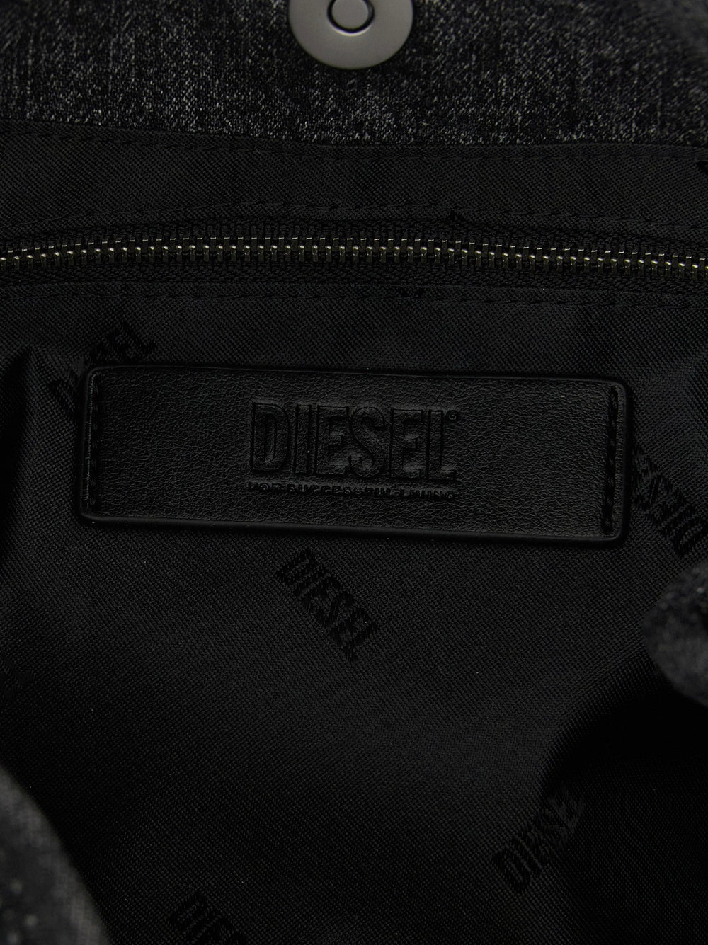 Diesel Black Cotton Handbag