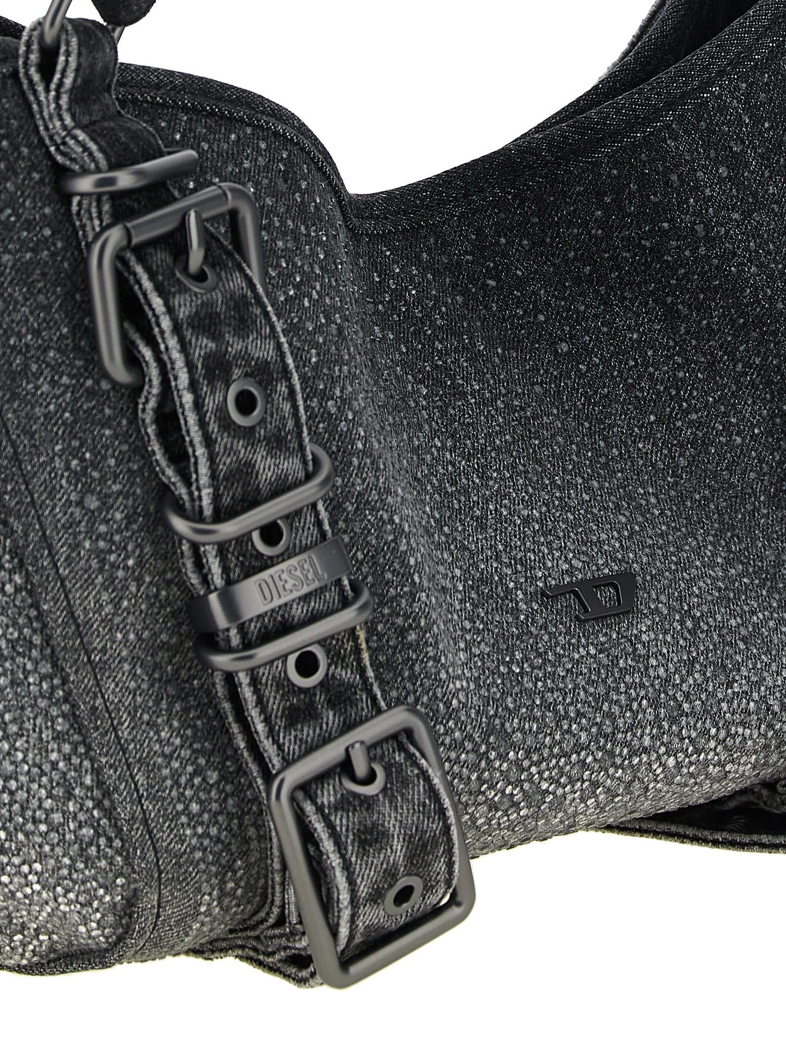 Diesel Black Cotton Handbag