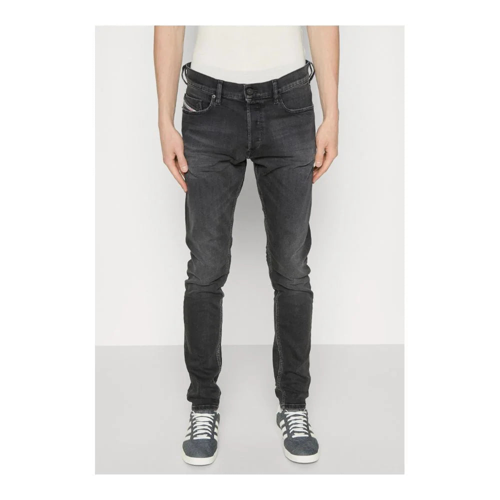 Diesel Black Cotton Men Jeans - W28