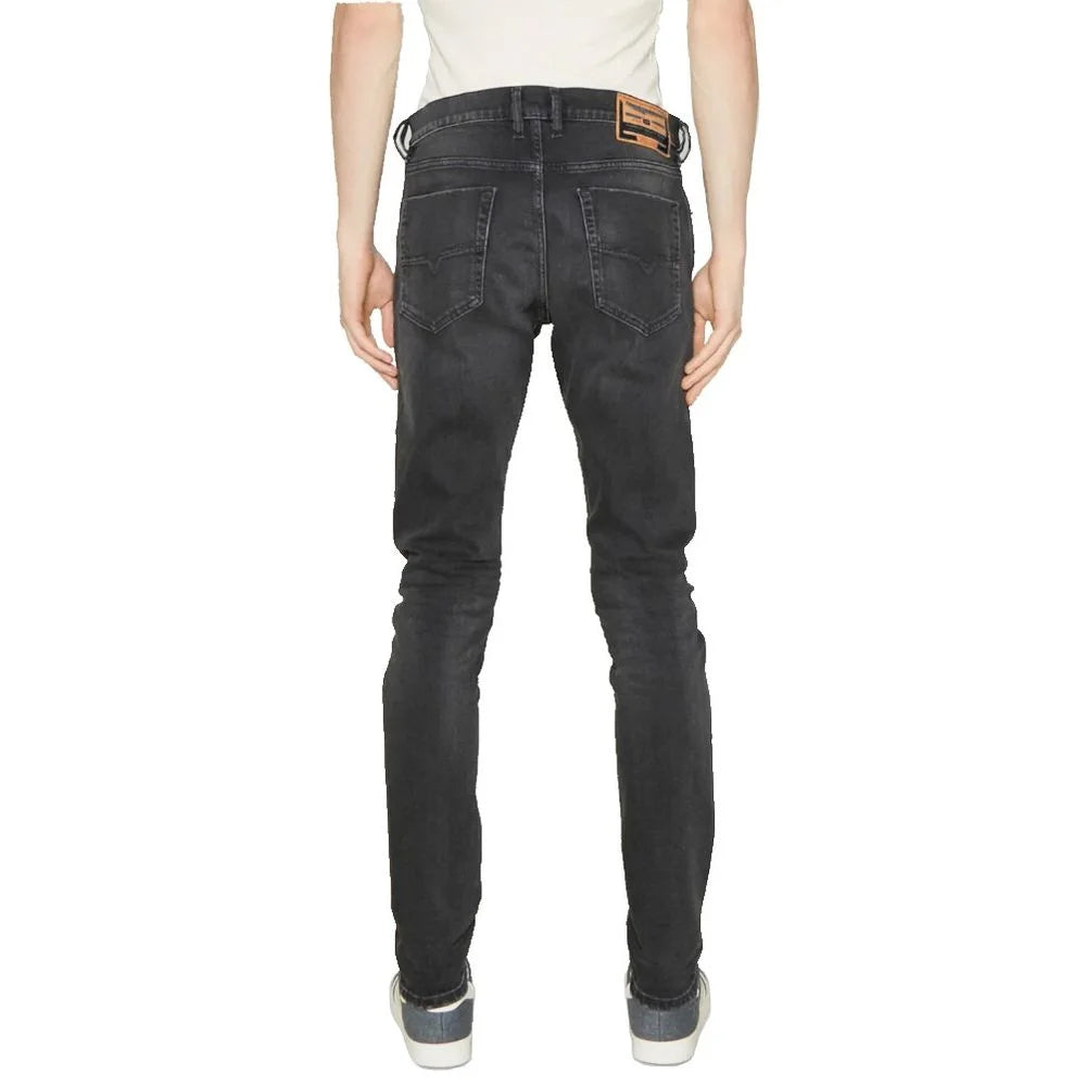 Diesel Black Cotton Men Jeans - W28