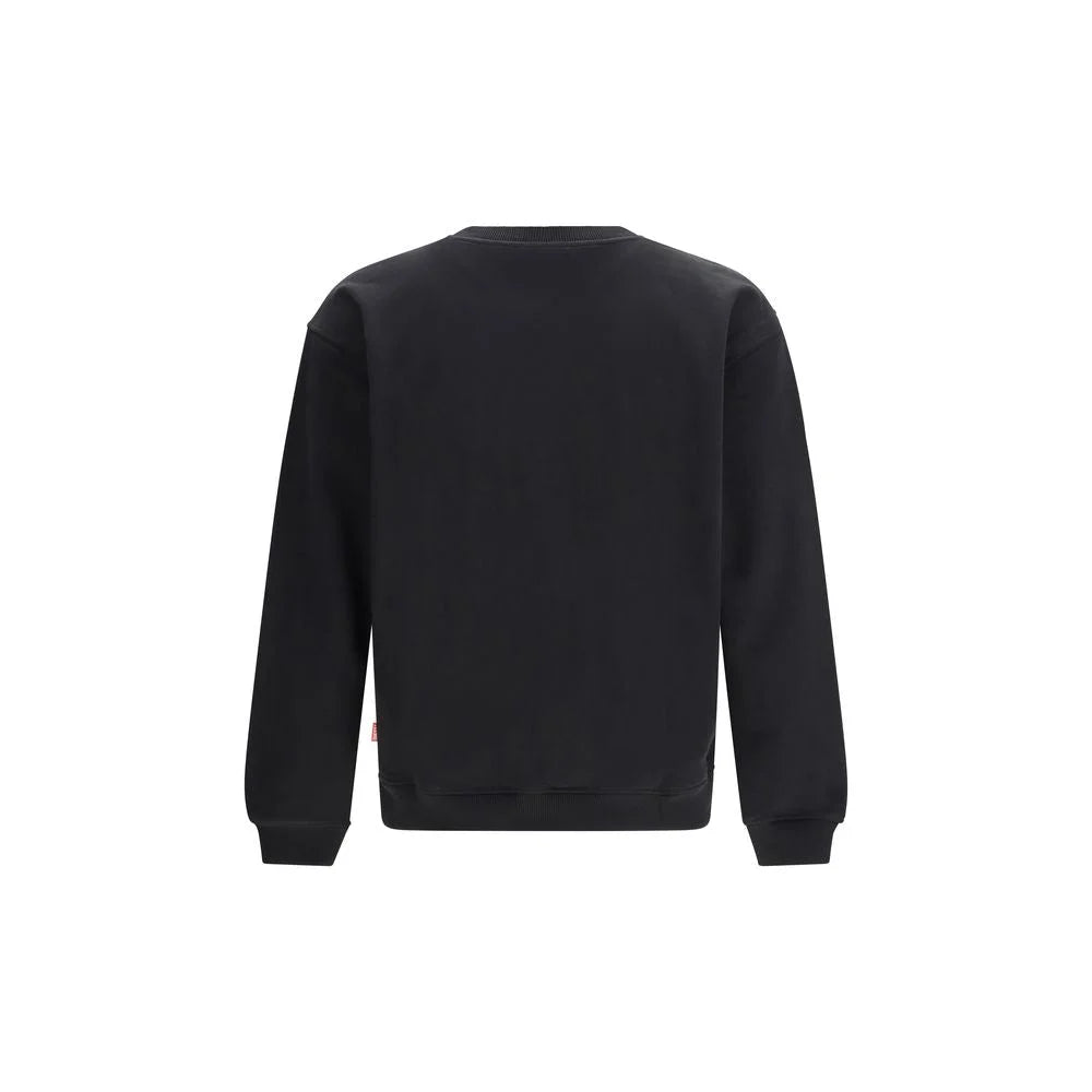 Diesel Black Cotton Sweatshirt - Sweatshirts