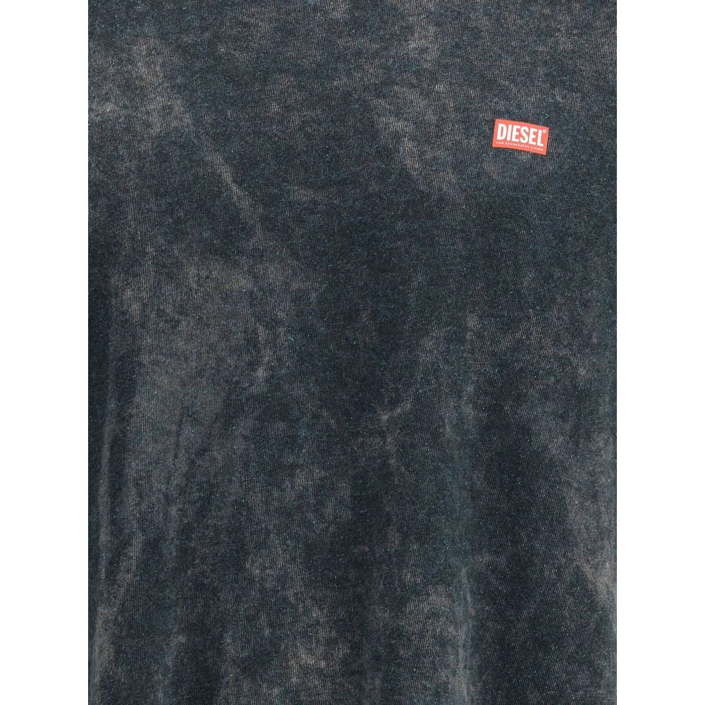 Diesel Black Cotton T-Shirt
