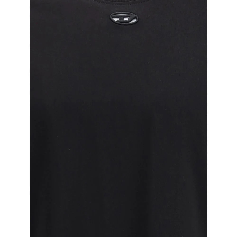 Diesel Black Cotton T-Shirt
