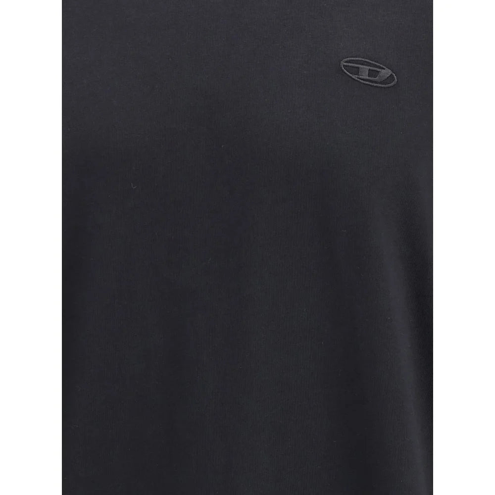 Diesel Black Cotton T-Shirt - M