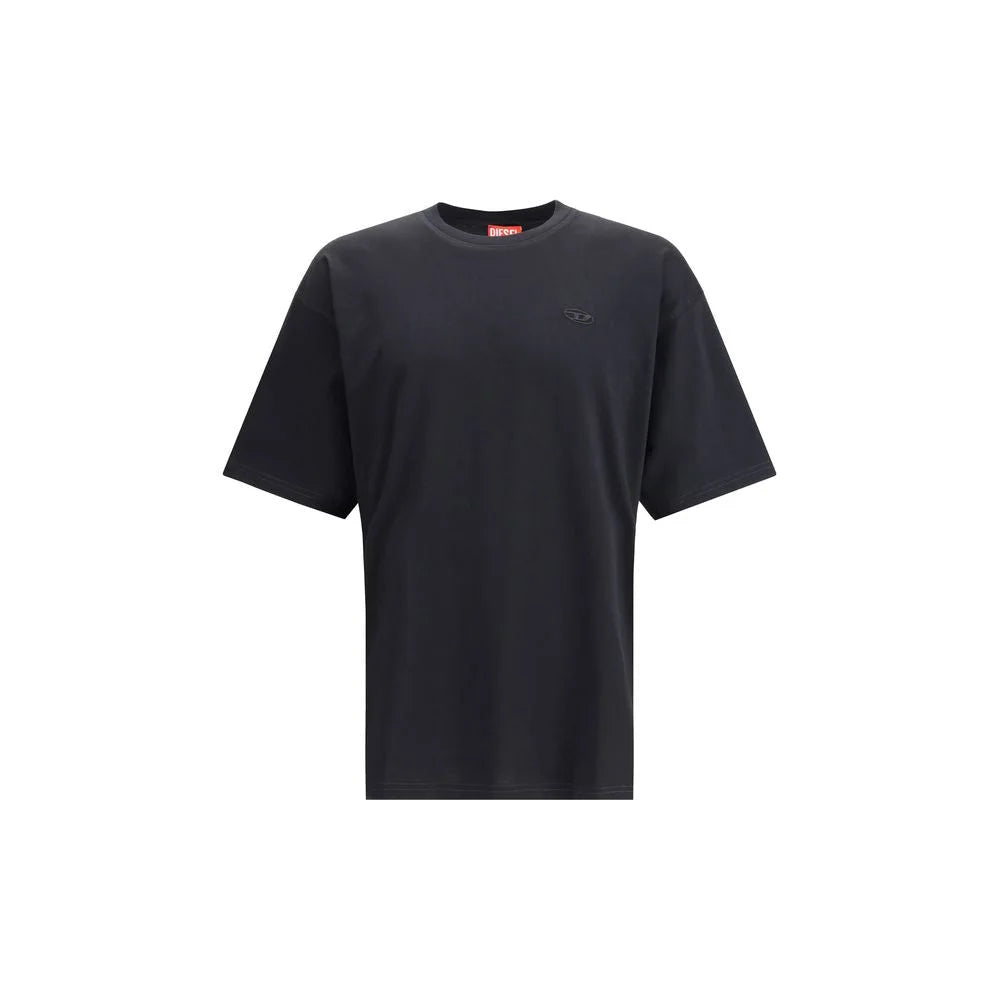 Diesel Black Cotton T-Shirt - M