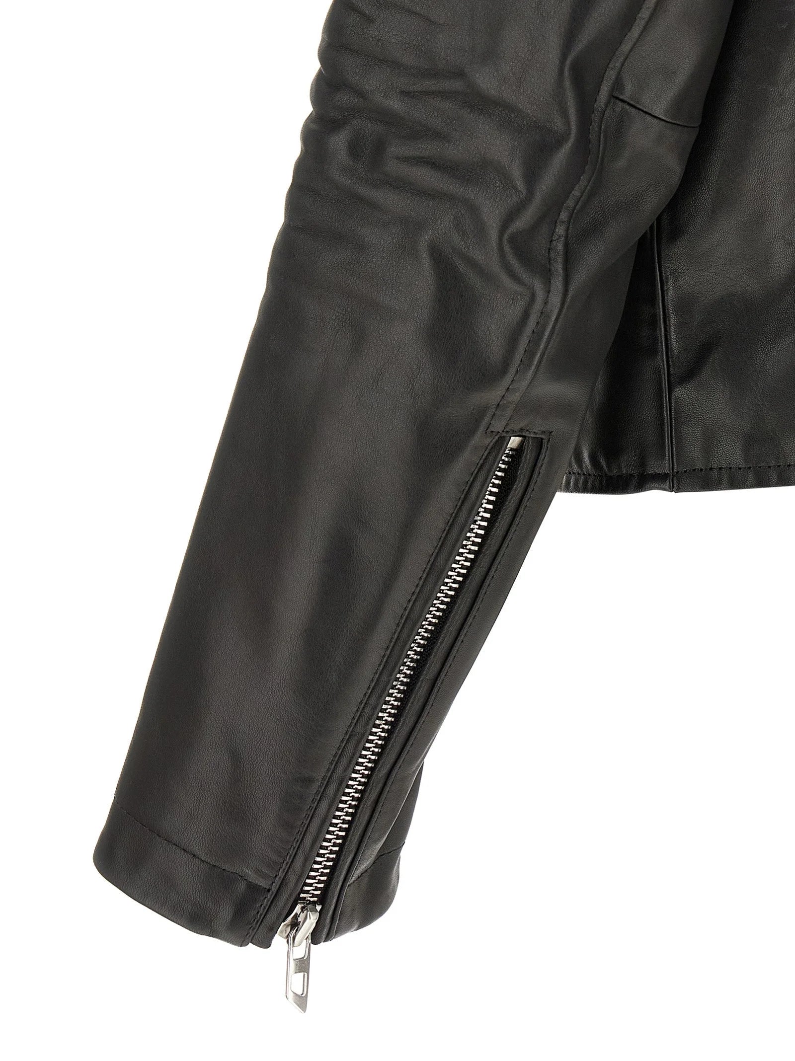 Diesel Black Cowhide Leather Jacket - IT50 | L