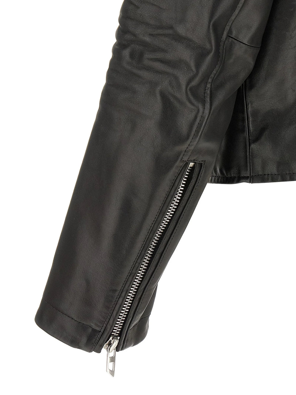 Diesel Black Cowhide Leather Jacket - IT50 | L
