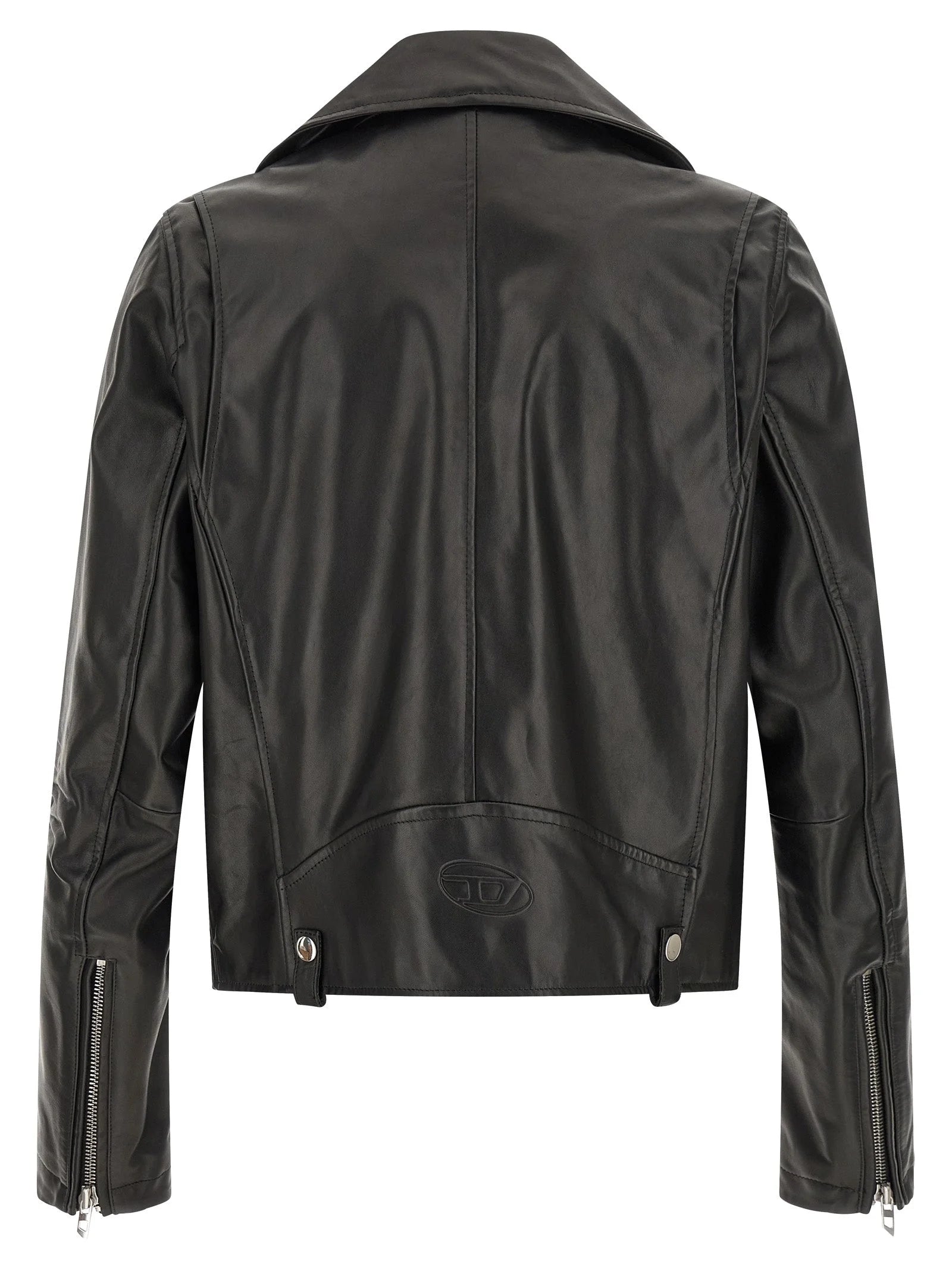 Diesel Black Cowhide Leather Jacket - IT50 | L