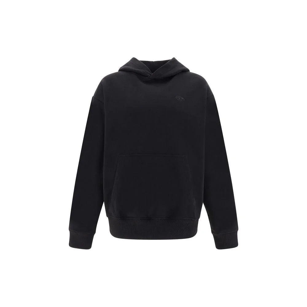 Diesel Black Elastane Sweatshirt