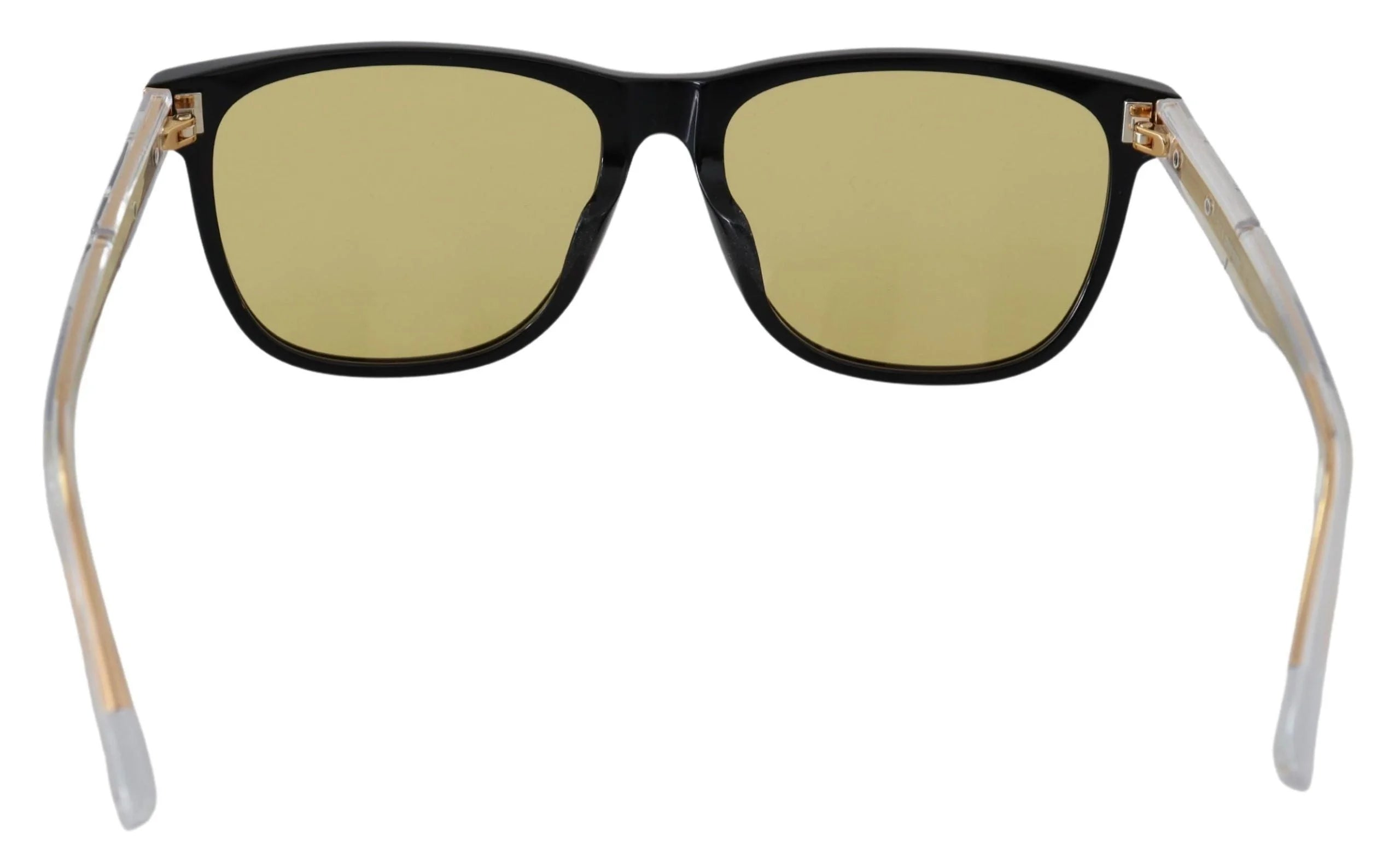 Diesel Black Frame DL0330-D 01E 57 Yellow Transparent Lenses Sunglasses - Sunglasses