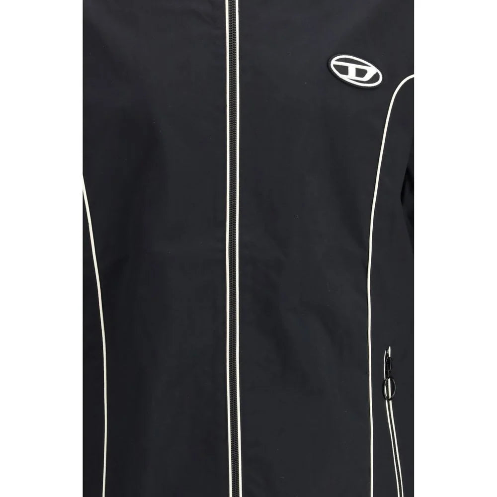 Diesel Black Polyamide Shell Jacket