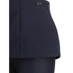 Diesel Black Polyester Casual Pants