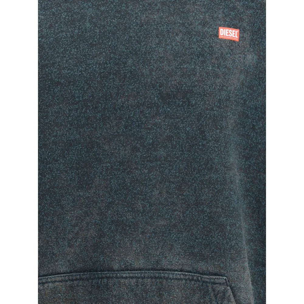 Diesel Black Polyester Sweatshirt