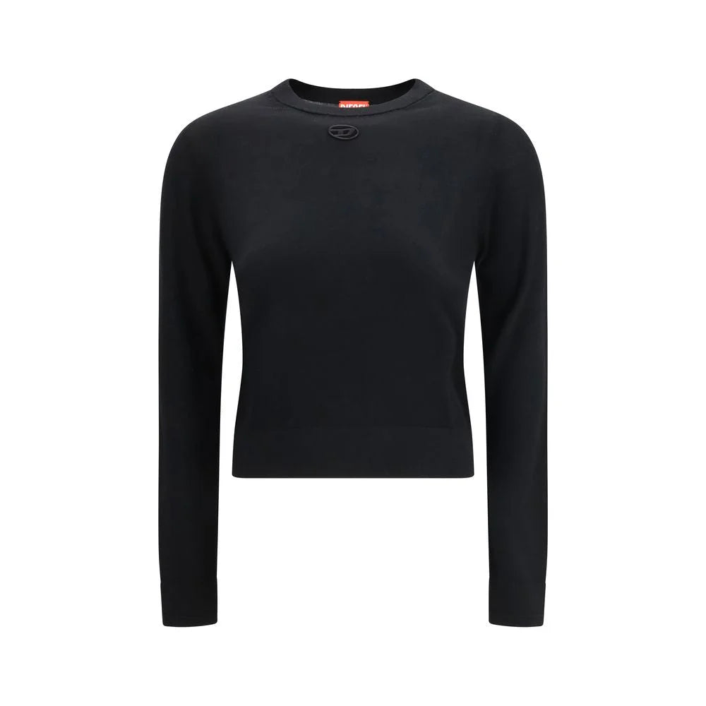 Diesel Black Wool Sweatshirt