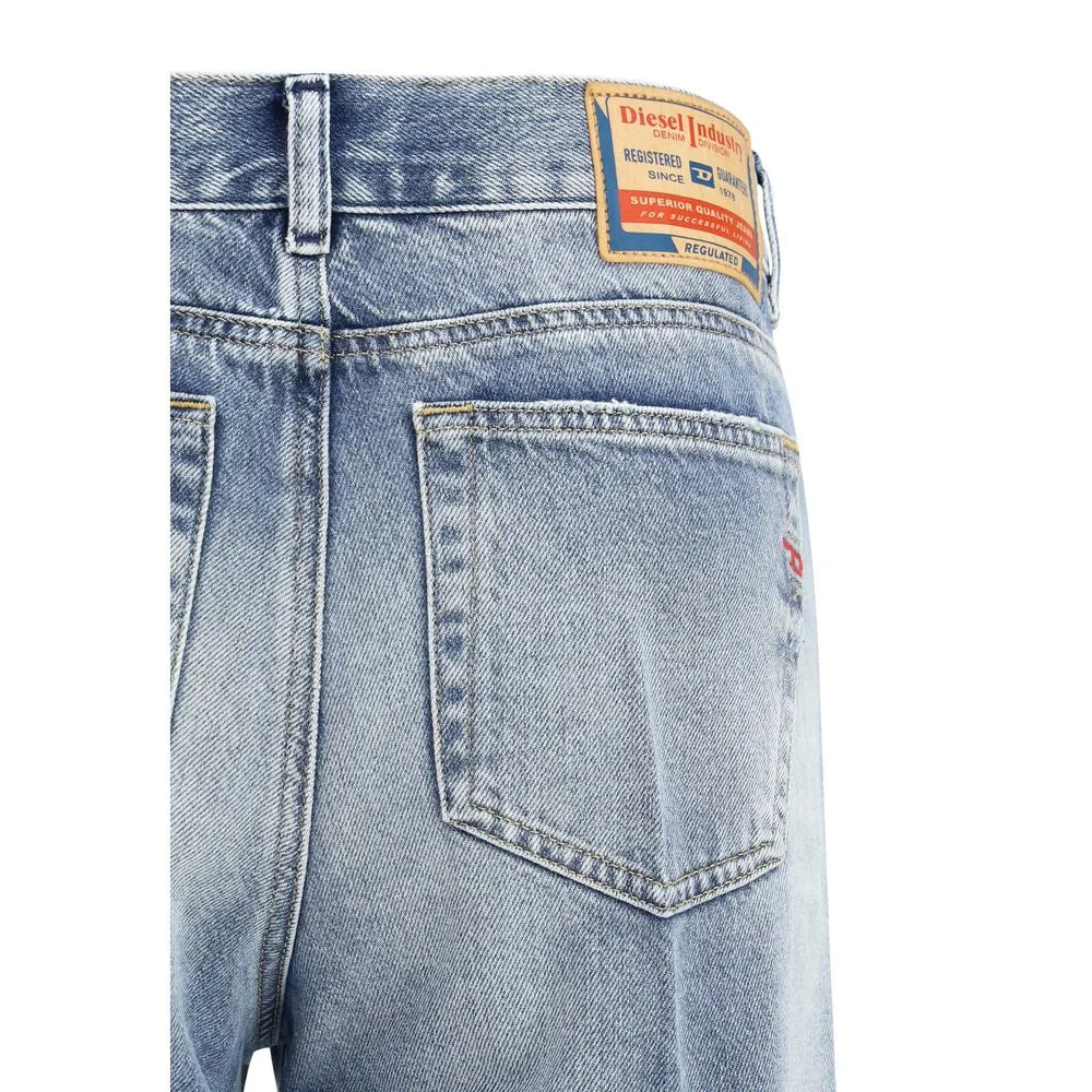 Diesel Blue Cotton Bootcut Jeans - 26